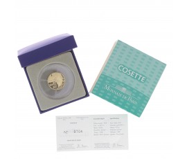 Monnaie, France, 1/4 Once 50 € BE Cosette ("Les misérables" de Victor Hugo), Monnaie de Paris, Or, 2011, Pessac, P13208