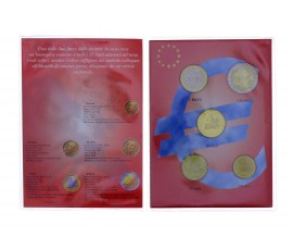 Monaco, Livret BU 2002, 5 PIECES, Euros Pocket, C10206