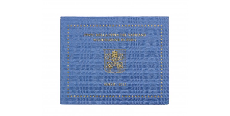 Vatican, Livret BU 2012, 8 PIECES, Série officelle de pièces d'usage courant Benoît XVI