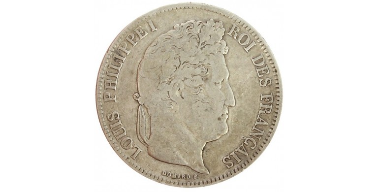 Monnaie, France , 5 francs, Louis-Philippe Ier, Argent, 1834, Marseille (MA), P11151