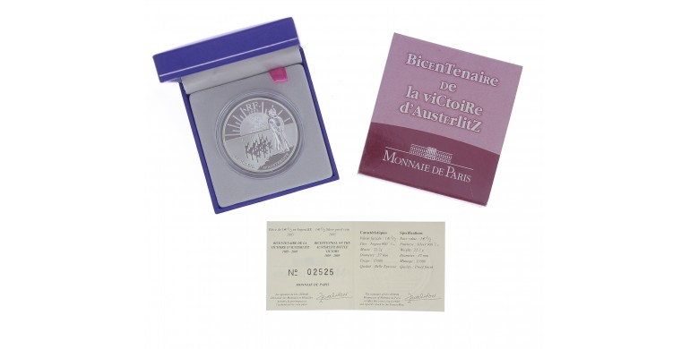 Monnaie,France,1 1/2 EURO BE 200ème anniversaire de la bataille d'Austerlitz,Monnaie de Paris,2004,Pessac,P13508
