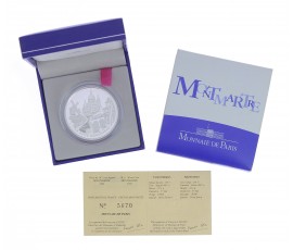 Monnaie,France,1 1/2 EURO BE Montmartre,Monnaie de Paris,Argent,2002,Pessac,P13546