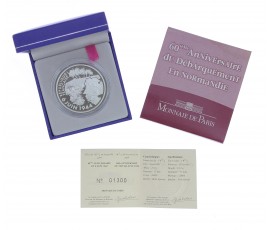 Monnaie,France,1 1/2 EURO BE 60ème anniversaire du débarquement des alliés en Normandie,Monnaie de Paris,Argent,Pessac,P13569