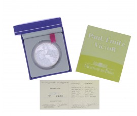 Monnaie,France,1 1/2 EURO BE 100ème anniversaire de Paul Emile Victor,Monnaie de Paris,Argent,2007,Pessac,P13590