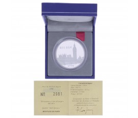 Monnaie,France,15 écus / 100 francs - Big BEn (Londres),Monnaie de Paris,Argent,1994,Pessac,P13610