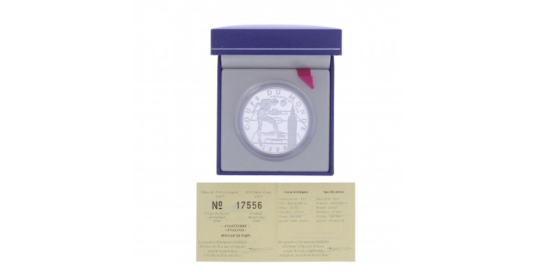 Monnaie,France,10 francs BE- Angleterre,Monnaie de Paris,Argent,1997,Pessac,P13614