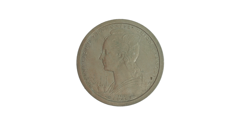 Essai, Afrique Occidentale Française, 1 Franc Union Française, Bronze-nickel, 1948, P13663