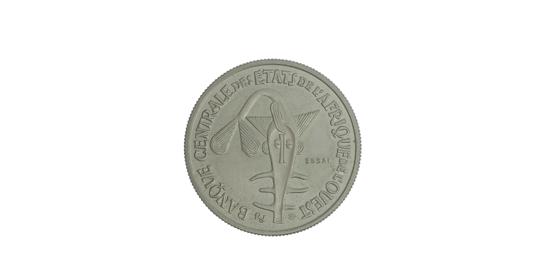 Essai, États de l'Afrique de l'Ouest (BCEAO), 50 Francs 1972 Paris, Cupro-nickel, 1972, P13665