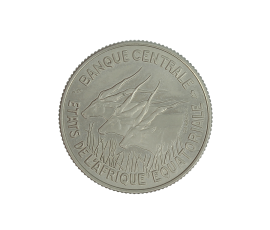 Essai, États de l'Afrique Équatoriale,  100 Francs Antilopes , Nickel, 1966, Paris, P13673