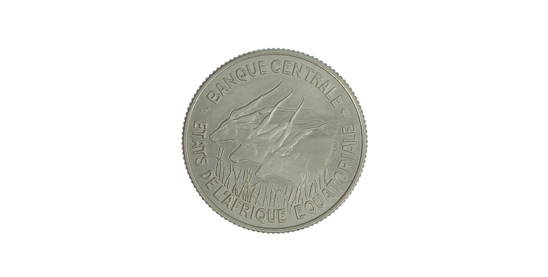 Essai, États de l'Afrique Équatoriale,  100 Francs Antilopes , Nickel, 1966, Paris, P13673