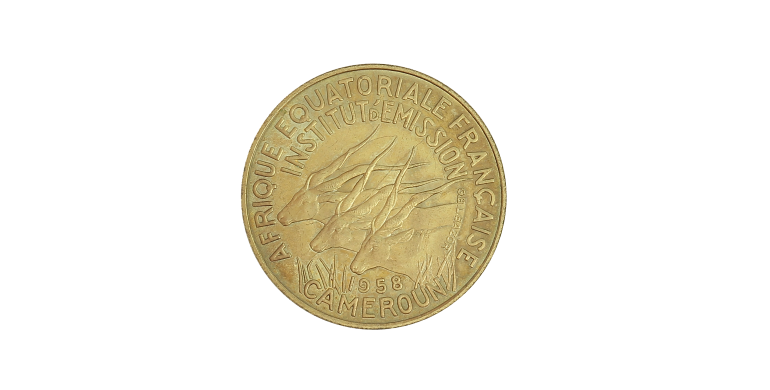 Essai, Afrique Équatoriale Française - Cameroun, 10 Francs, Aluminium - bronze, 1958, Paris, P13678