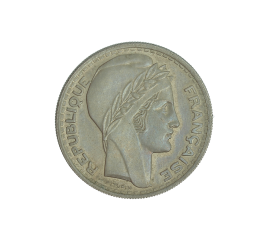 Essai, France, 10 francs Turin - grosse tête - rameaux longs, Cupro-nickel, 1945, P13681
