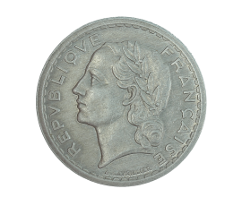 Essai, France,  5 francs Lavrillier, Aluminium, 1945, P13687