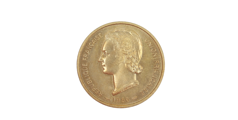 Essai, Togo - Union Française, 10 Francs, Bronze-aluminium, 1956, P13706