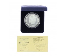 Monnaie de Paris, 15 Ecus / 100 francs BE La Natation, Pessac, 1993, P14541