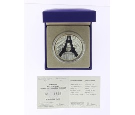 Monnaie de Paris, 10 Euros BE Les rives de la Seine - La Tour Eiffel et le palais de Chaillot, Pessac, 2014, P14543