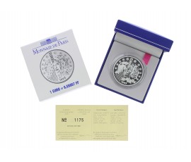 Monnaie de Paris, 6,55957 Francs / 1 Euro  BE La parité, Pessac, 1999, P14571