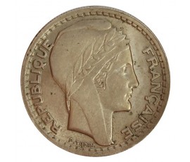 Monnaie, France , 10 francs Turin grosse tête, IIIème République, Cupronickel, 1945, P11185
