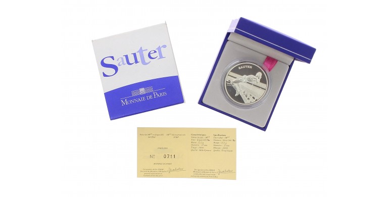 Monnaie de Paris, 1€ 1/2 BE Sauter, Argent, 2003, Pessac, P14592