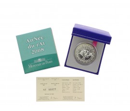Monnaie de Paris, 1/4 € BU Année du rat, Argent, 2008, Pessac, P14605
