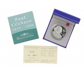Monnaie de Paris, 1/2 € BE 100ème anniversaire de la mort de Paul Cézanne, Argent, 2006, Pessac, P14617