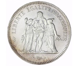 Monnaie, France , 50 francs hybride avers 20 francs, Hercule, Argent, 1974,, P11189