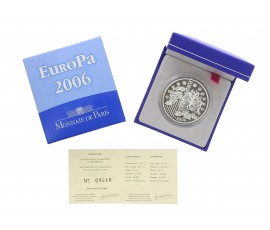 Monnaie de Paris, 1 € 1/2 BE Les grands européens : 120ème anniversaire de Robert Schuman, Argent, 2006, Pessac, P14639