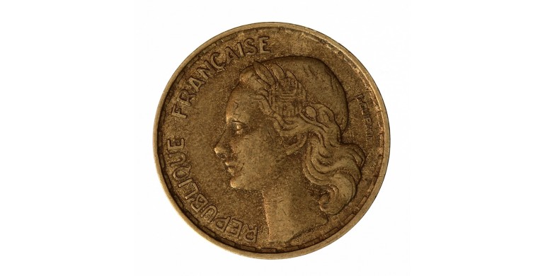 Monnaie, France , 50 francs Guiraud , IVème République, Bronze-aluminium, 1954,, P11193