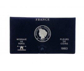 France, Coffret Série des pièces françaises FDC 1983, 11 pièces, C10386