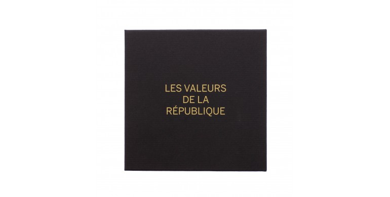 France, Coffret BE Valeurs de la République par Sempé - Argent, 14 pièces, C10424
