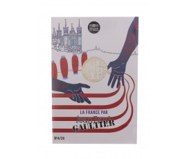 France, 10 Euro BU Lyon lumineuse, La France par Jean Paul Gaultier, Argent, C10447-48