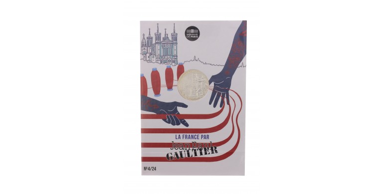 France, 10 Euro BU Lyon lumineuse, La France par Jean Paul Gaultier, C10447-48