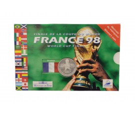 France, 5 Francs BU La finale France-Brésil, Argent, 1998, C10472