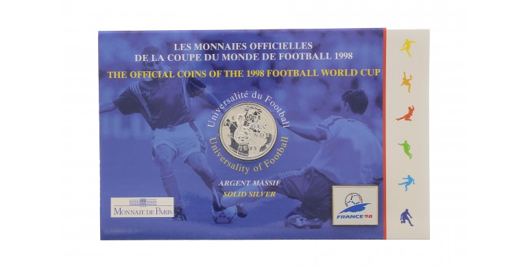 France, 1 Franc BU La Coupe du monde, Argent, 1997, C10480
