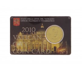 Vatican, 50 centimes Benoit XVI, Or nordique, 2010, C10484