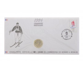 France, "Timbre-Médaille" numéro 3 - Chamonix 1924, 1992, C10518