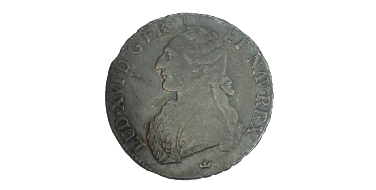 France, Ecu aux branches d'olivier, Argent, 1790, Toulouse (M), P13836