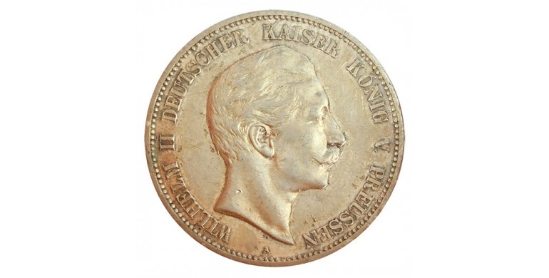 Monnaie, Prusse, 5 mark, Wilhelm II, Argent, 1904, Berlin (A), P11252