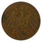 Monnaie, Allemagne , Pfennig, Wilhelm II, Cuivre, 1897, Karlsrühe (G), P11256