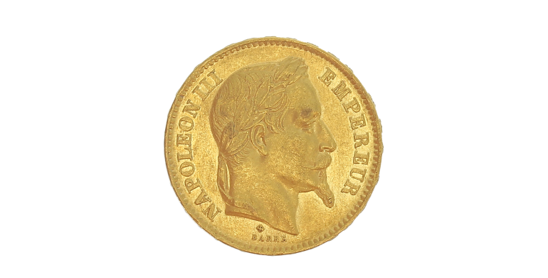 France, 20 Francs, Or, 1868, Paris (A), P14031