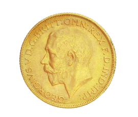 Monnaie, Inde Britannique, Souverain, Georges V, Or, 1918, Bombay (I), P14060