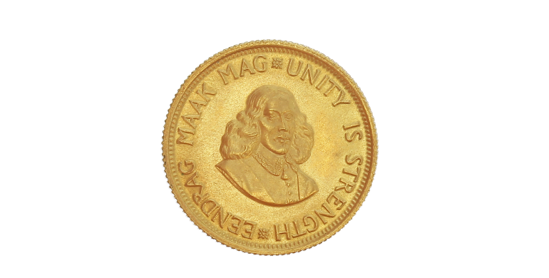 Afrique du Sud, 2 Rand, Or, 1973, Prétoria, P14067