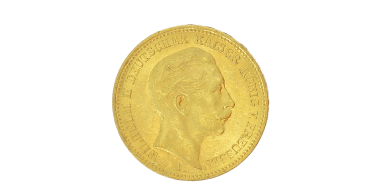 Allemagne - Royaume de Prusse, 20 Mark, Or, 1897, Berlin (A), P14082