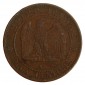 Monnaie, France , 2 centimes, Napoléon III, Bronze, 1862, Bordeaux (K), P11272