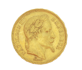 France, 20 Francs, Or, 1864, Paris (A), P13971