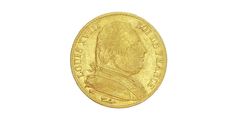 France, 20 Francs, Or, 1814, Paris (A), P14003