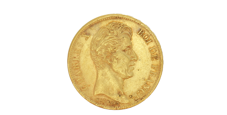 France, 40 Francs, Or, 1829, Paris (A), P14014