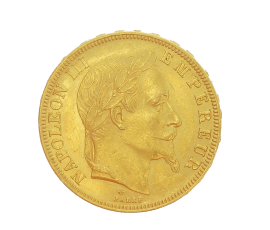 France, 50 Francs, Or, 1866, Paris (A), P14017