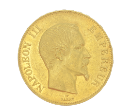 France, 100 Francs, Or, 1858, Paris (A), P14042