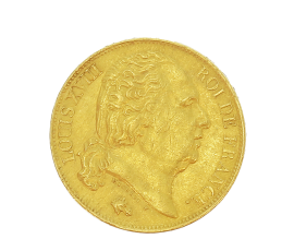 Monnaie, 20 Francs, Louis XVIII, Or, 1817, Lille (W), P14791